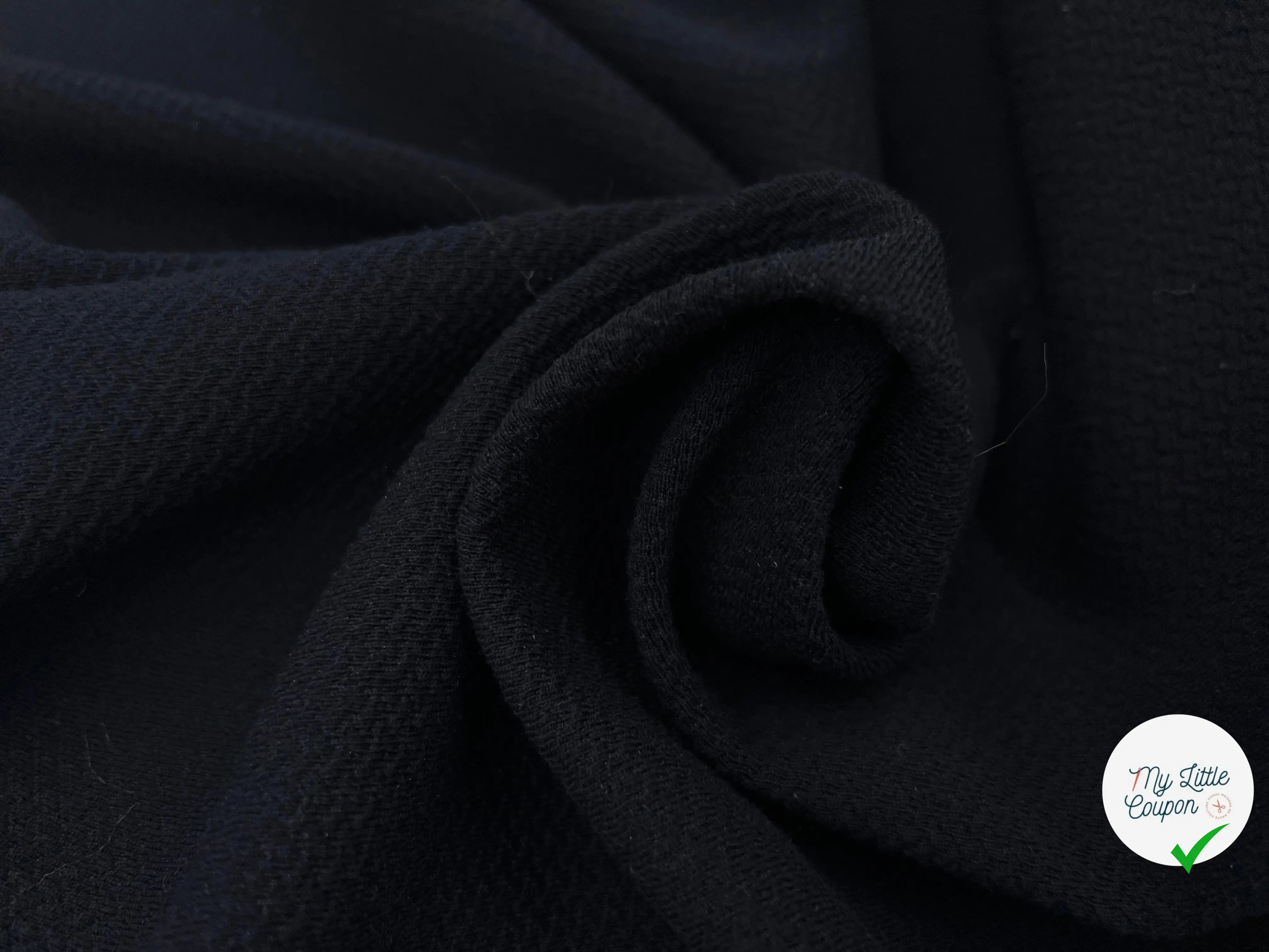 MAILLE LOURDE ZIG-ZAG BLEU MARINE MSO