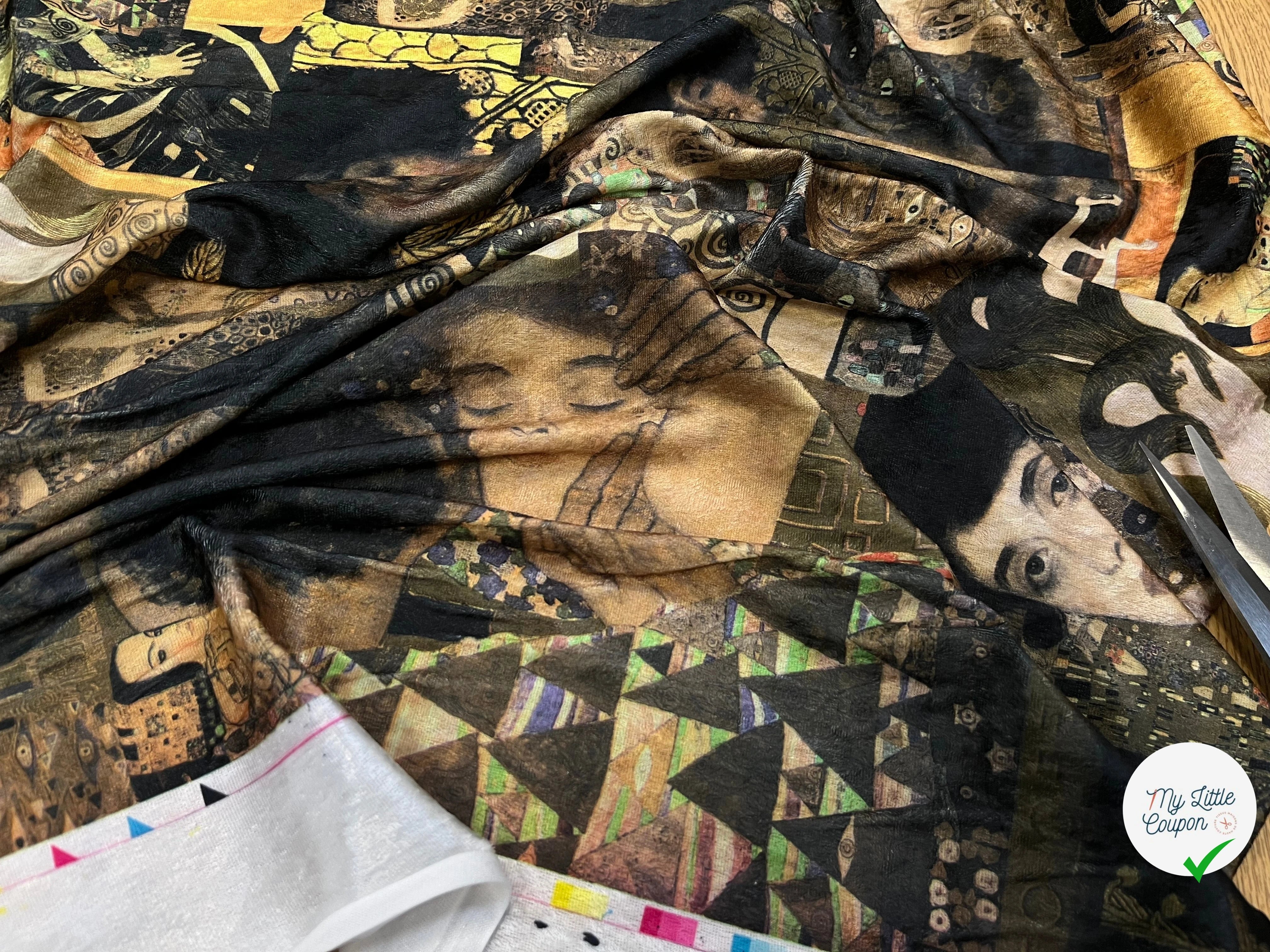 MAILLE MOTIF MOSAIQUE DE VISAGE - My Little Coupon