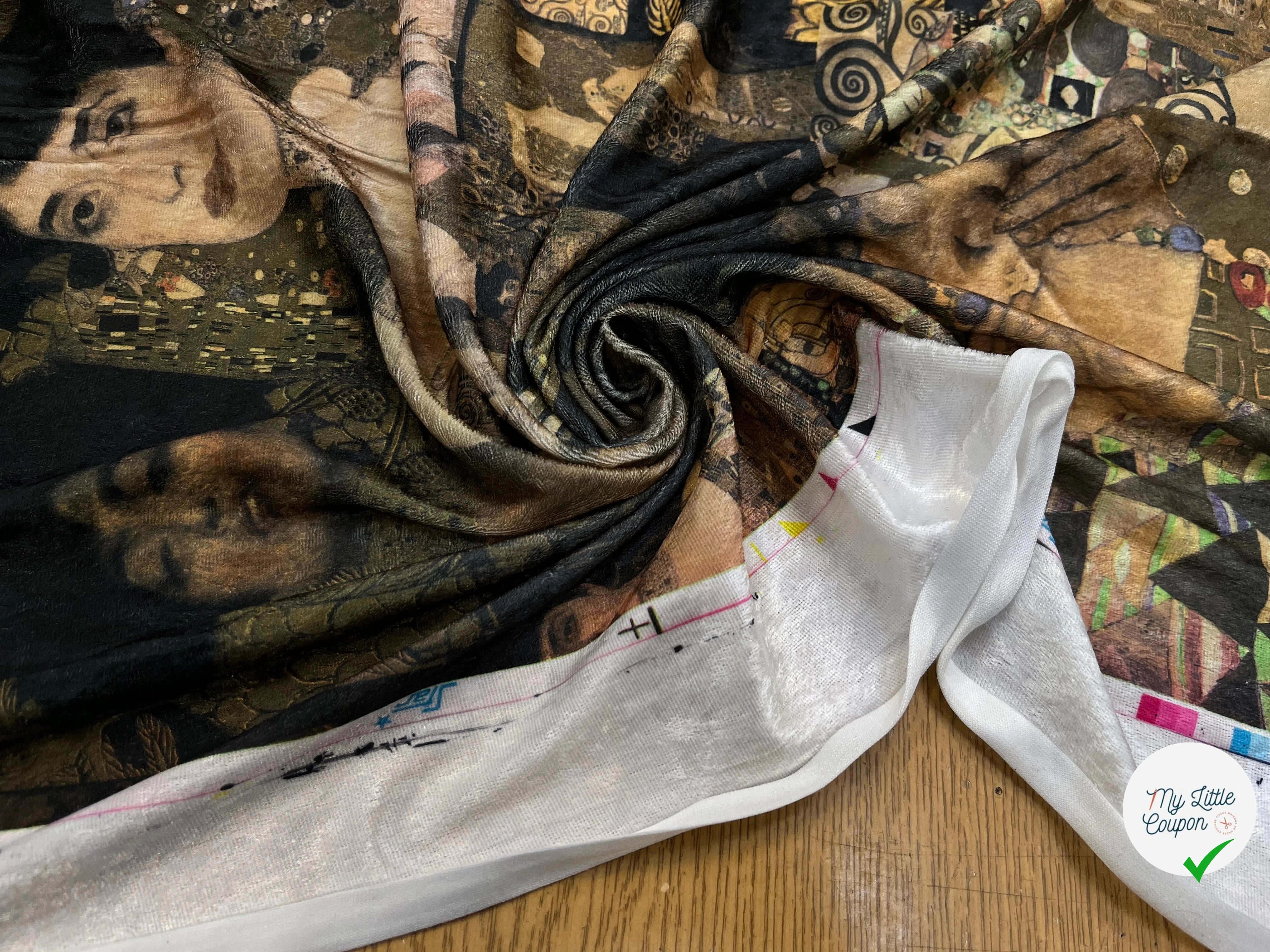 MAILLE MOTIF MOSAIQUE DE VISAGE - My Little Coupon