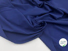 MAILLE PIQUÉ CANNELÉE NAVY TRÈS EXTENSIBLE - coupon de tissu de 3 mètres - My Little Coupon - tissu - coudre