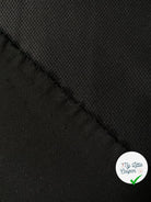 MAILLE PIQUÉE NID D’ABEILLE NOIRE - My Little Coupon - tissu - coudre