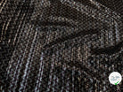 MAILLE PLISSÉ STRECH POLYESTER NOIR ET ARGENTÉ - My Little Coupon