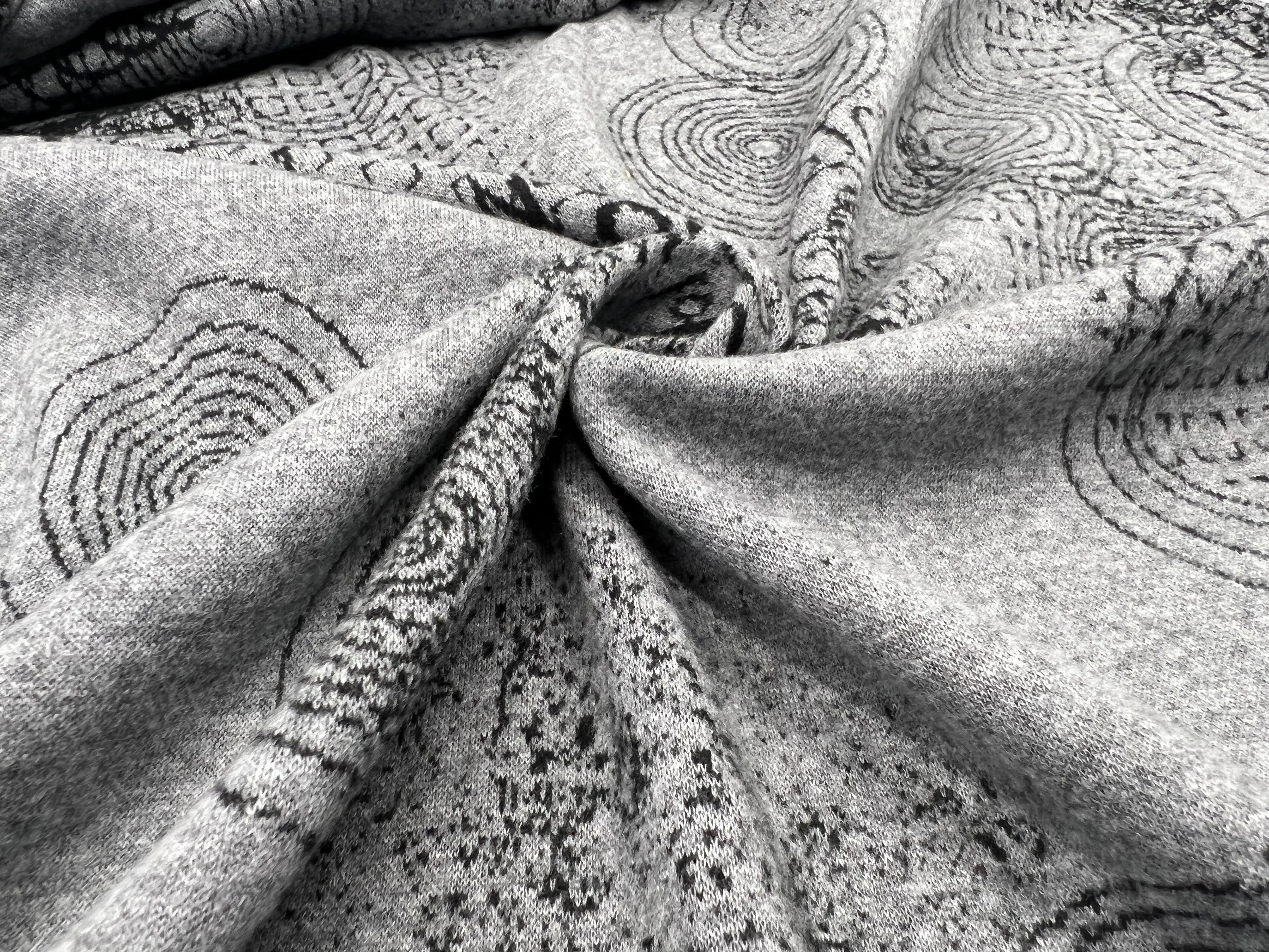 MAILLE POLAIRE JACQUARD LÉGÈRE ASTRONOMIK - My Little Coupon - tissu - coudre