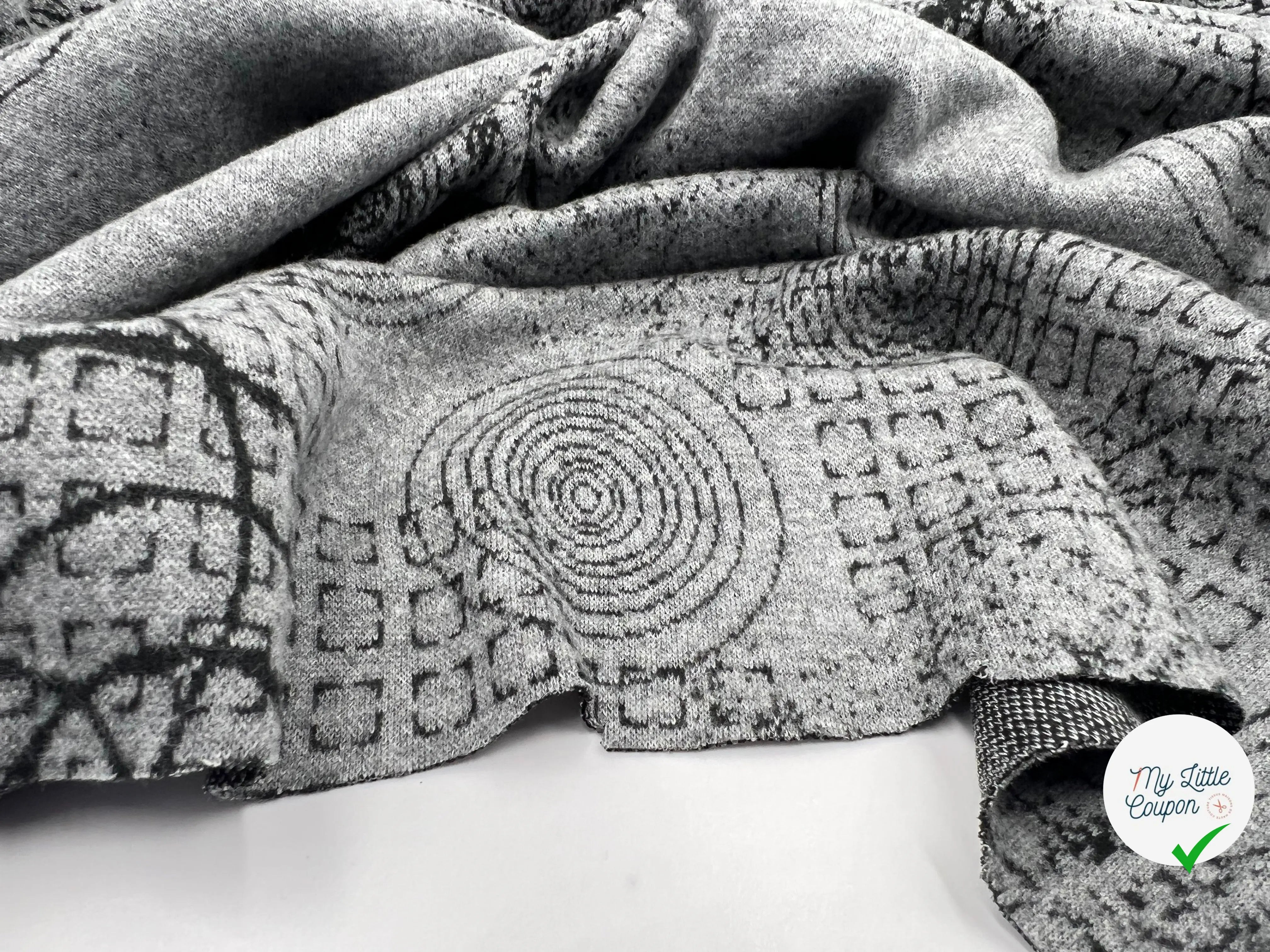 MAILLE POLAIRE JACQUARD LÉGÈRE ASTRONOMIK - My Little Coupon - tissu - coudre