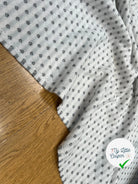 MAILLE POLYCOTON PETIT COEUR ENVERS RAYURES ECRU - My Little Coupon