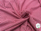 MAILLE POLYCOTON PETIT COEUR ENVERS RAYURES ROUGE - My Little Coupon