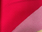 MAILLE POLYCOTON PETIT COEUR ENVERS RAYURES ROUGE - My Little Coupon