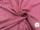MAILLE POLYCOTON PETIT COEUR ENVERS RAYURES ROUGE - My Little Coupon