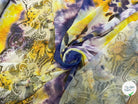 MAILLE RESILE ULTRA STRETCH FLORAL JAUNE VIOLET - My Little Coupon
