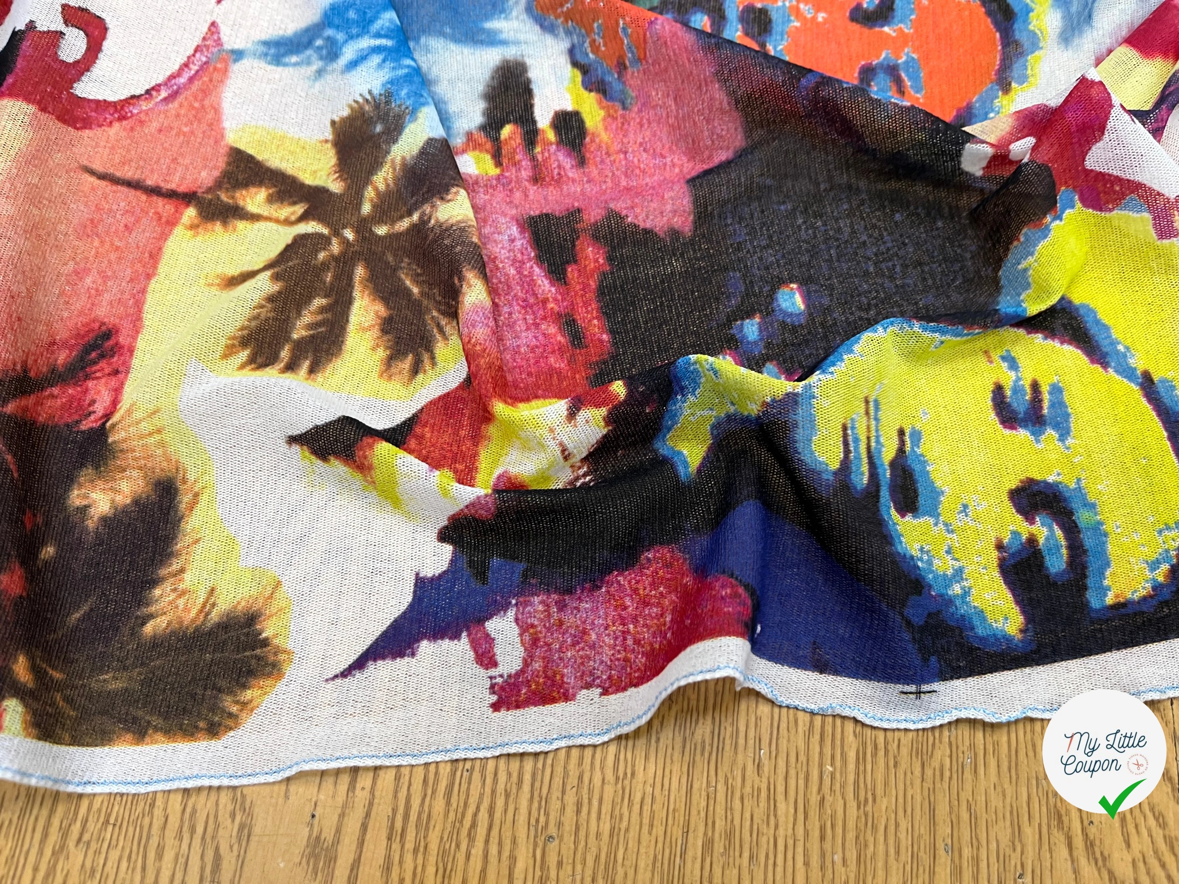 MAILLE RESILLE IMPRIMÉ POP ART - My Little Coupon