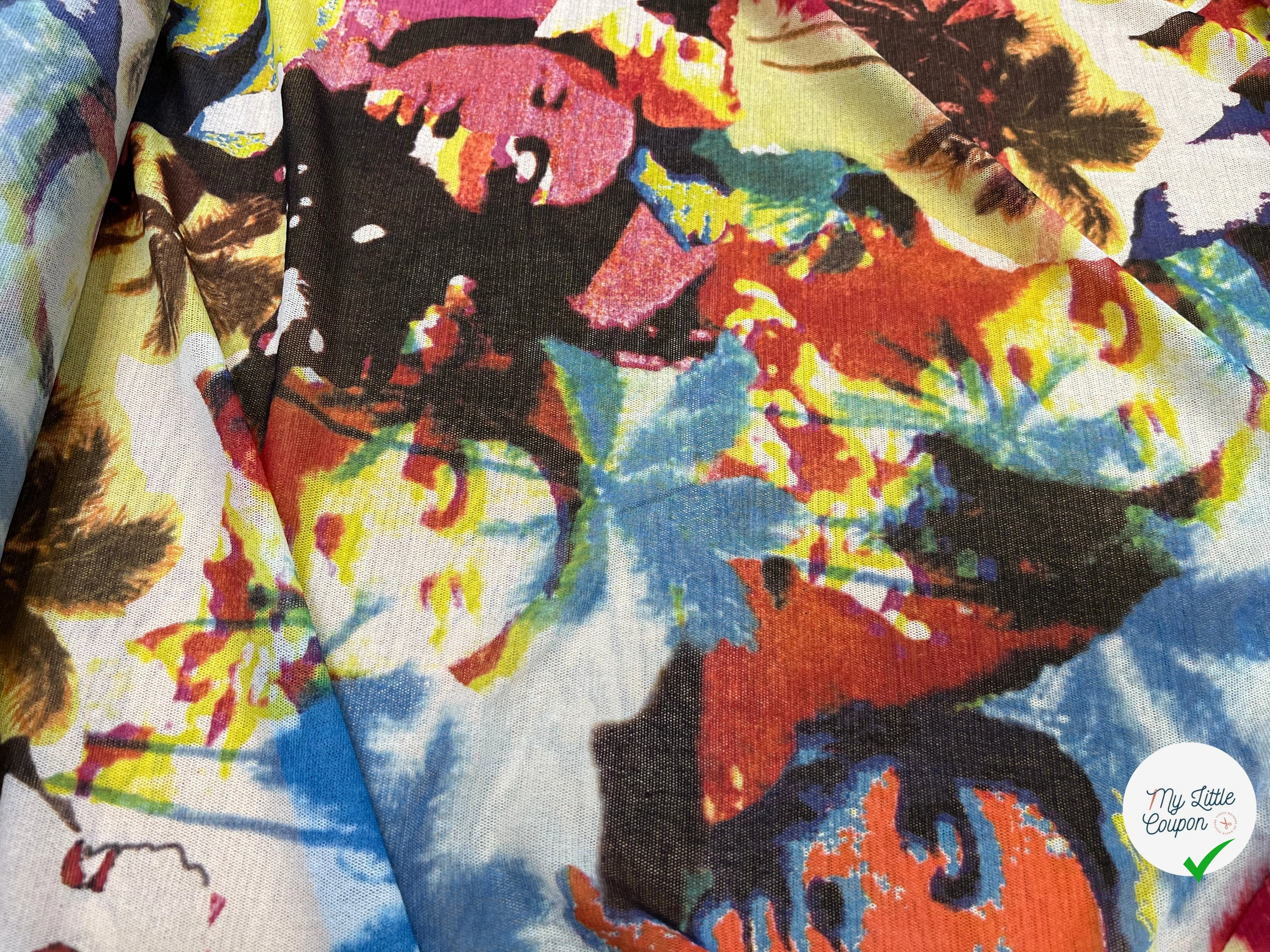 MAILLE RESILLE IMPRIMÉ POP ART - My Little Coupon