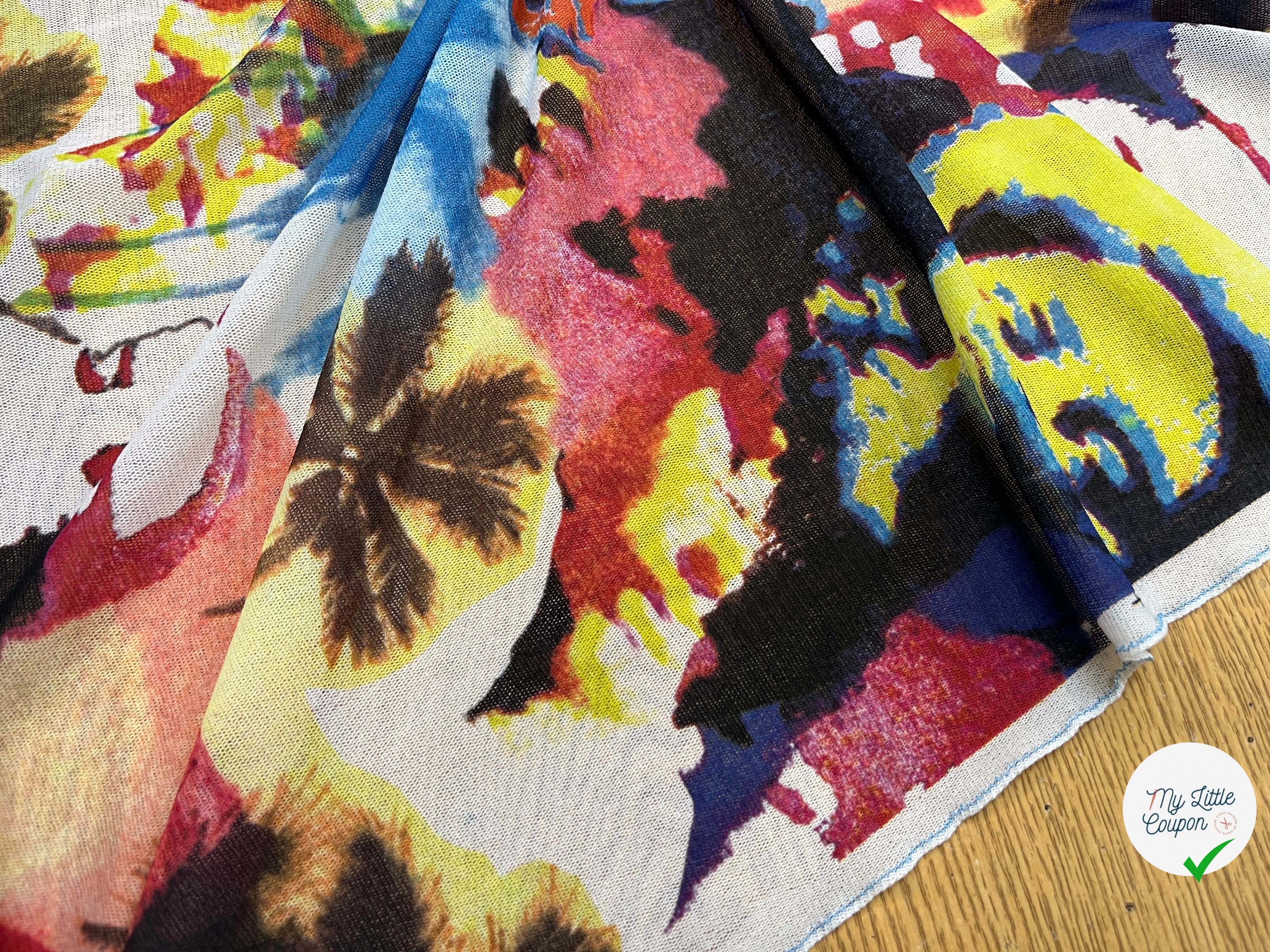 MAILLE RESILLE IMPRIMÉ POP ART - My Little Coupon