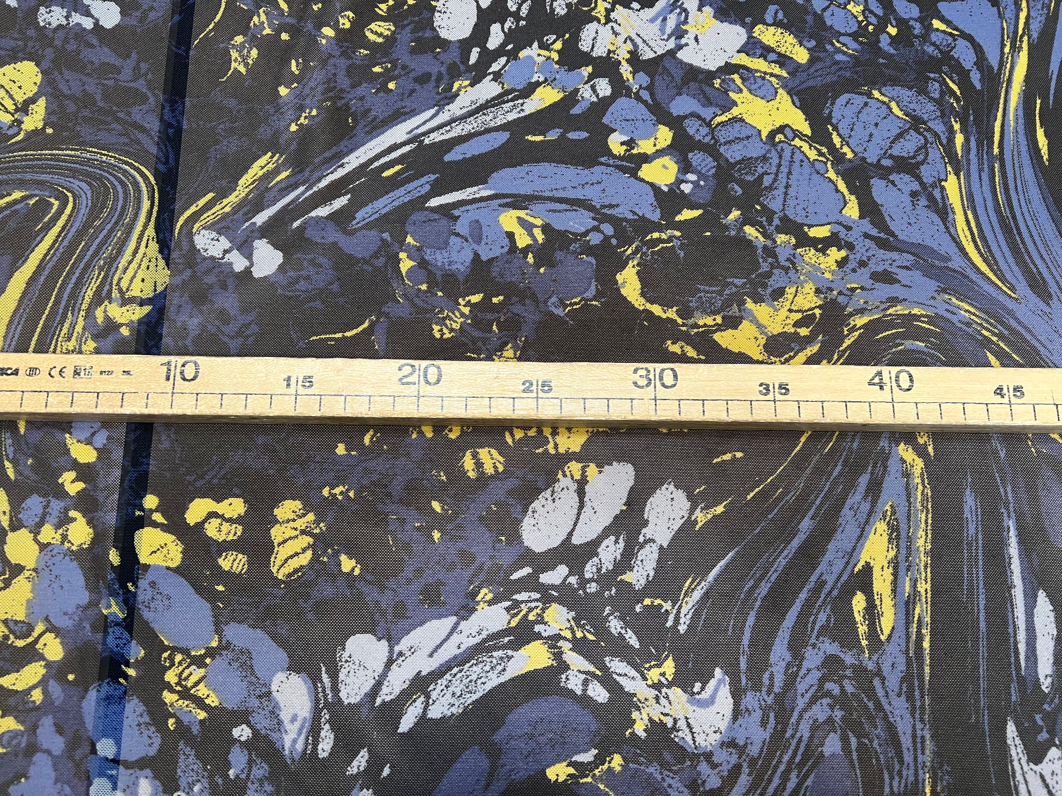 MAILLE RESILLE JUNGLE PALUDE BLEU JAUNE - My Little Coupon