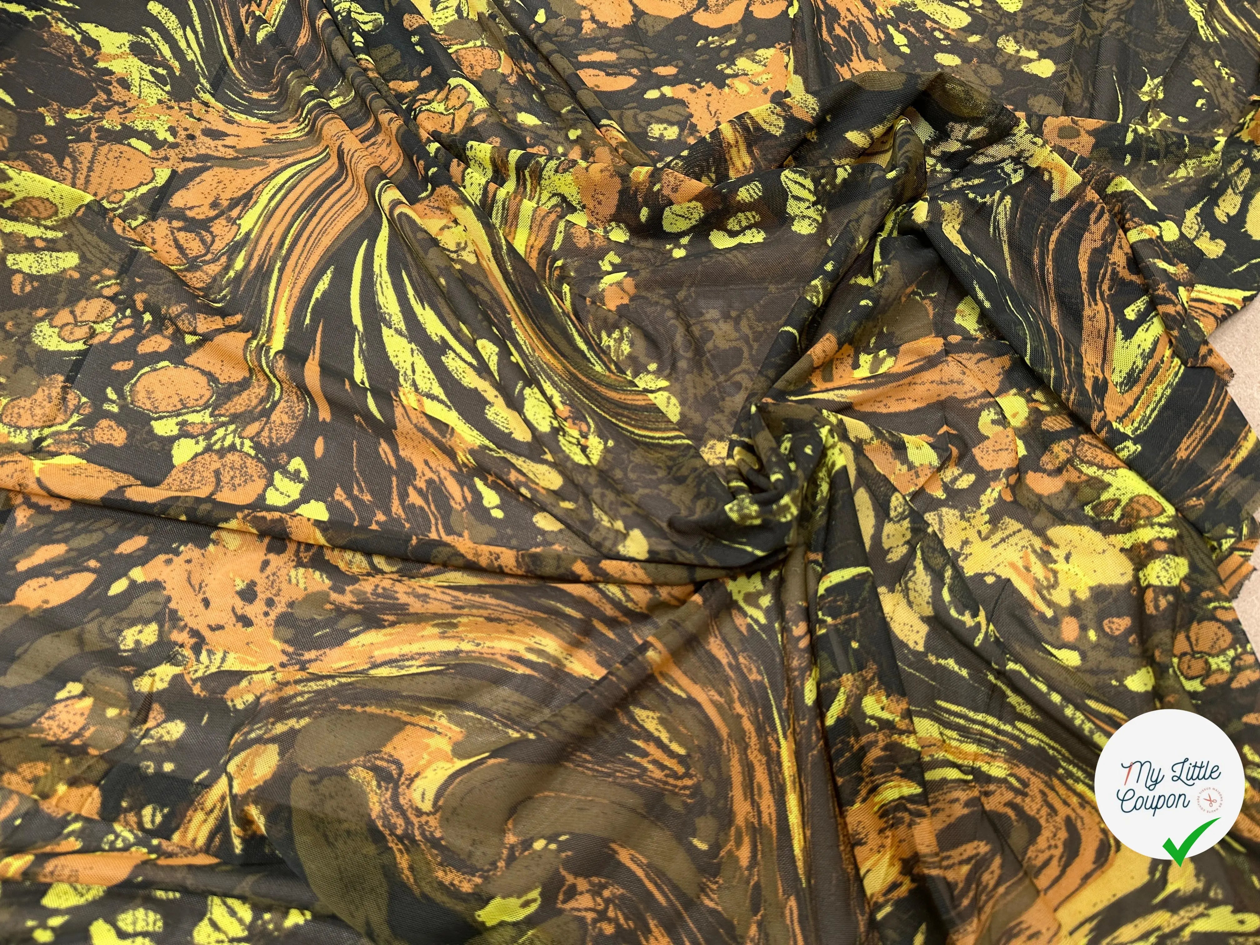 MAILLE RESILLE JUNGLE PALUDE ORANGÉ DE VERT - My Little Coupon