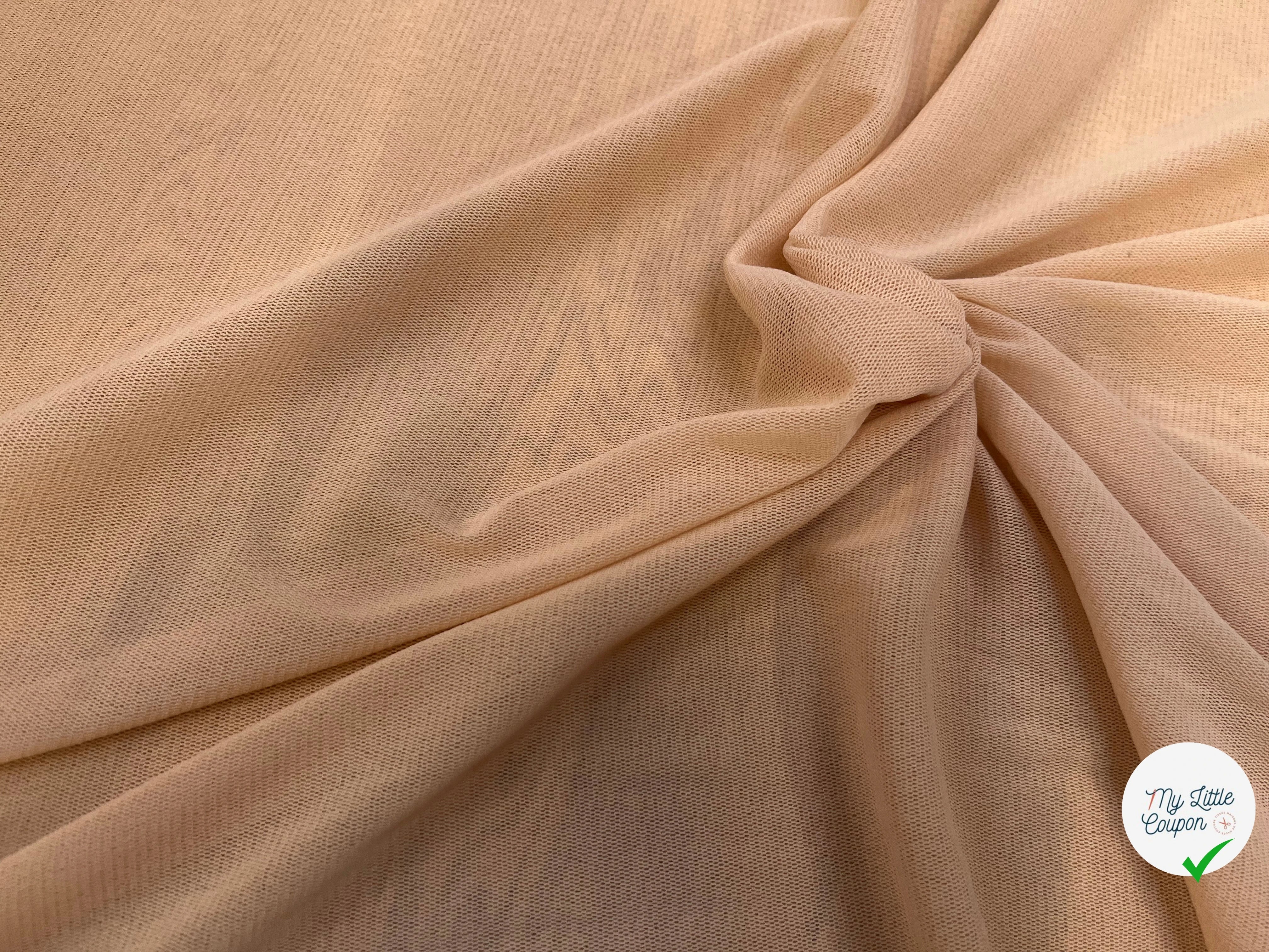 MAILLE RÉSILLE PEACH PINK - My Little Coupon