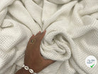 MAILLE TRICOT COTON FAÇON TWEED - coupon de tissu de 3 mètres - My Little Coupon - tissu - coudre