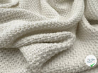 MAILLE TRICOT COTON FAÇON TWEED - coupon de tissu de 3 mètres - My Little Coupon - tissu - coudre