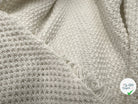 MAILLE TRICOT COTON FAÇON TWEED - coupon de tissu de 3 mètres - My Little Coupon - tissu - coudre