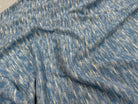 MAILLE TRICOT LÉGÈRE MOULINE BLEU ET LUREX - My Little Coupon