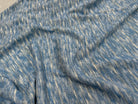 MAILLE TRICOT LÉGÈRE MOULINE BLEU ET LUREX - My Little Coupon
