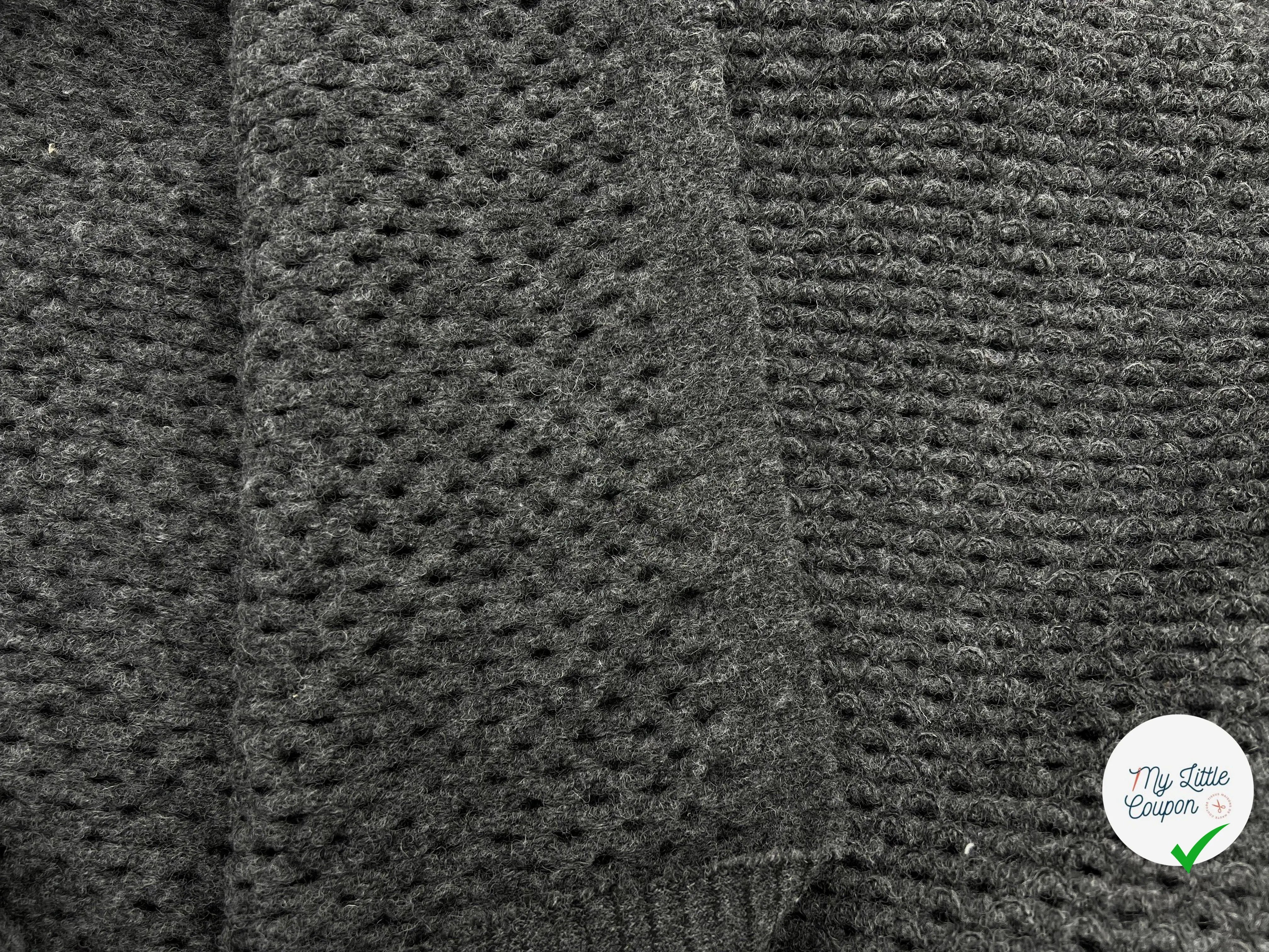 MAILLE TRICOTÉE AÉRÉE DE MOTIFS LOSANGES - coupon de tissu de 3 mètres - My Little Coupon - tissu - coudre