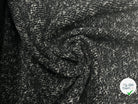 MAILLE TRICOTÉE LOURDE GRIS BLANC - coupon de tissu de 3 mètres - My Little Coupon - tissu - coudre