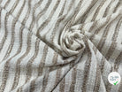 MAILLE TRICOTÉE STRETCH À RAYURES BEIGE MARRONÉ - My Little Coupon