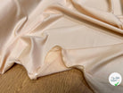 MAILLE VISCOSE LOURDE CREPÉE LÉGÈREMENT SATINÉ PÊCHE - My Little Coupon
