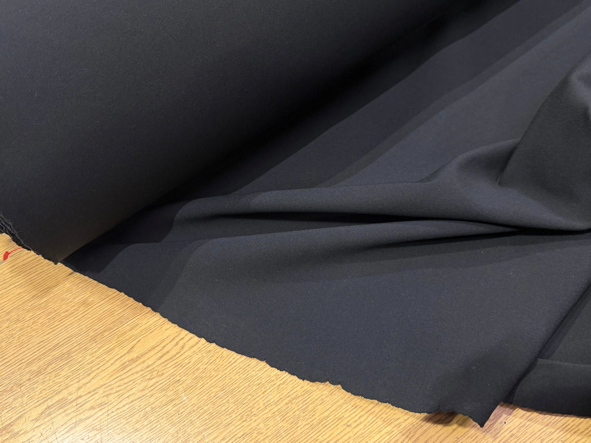 MAILLE VISCOSE SEMI-LOURDE ULTRA STRETCH NOIR - My Little Coupon