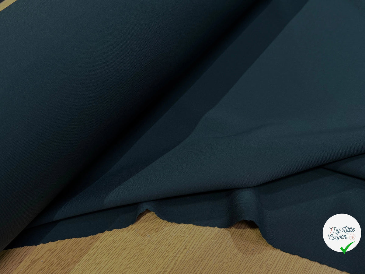 MAILLE VISCOSE SEMI-LOURDE ULTRA STRETCH VERT SAPIN - My Little Coupon
