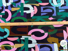 MAILLE VISCOSE STRETCH IMPRIMÉ ALPHABET MULTICOLORE - My Little Coupon