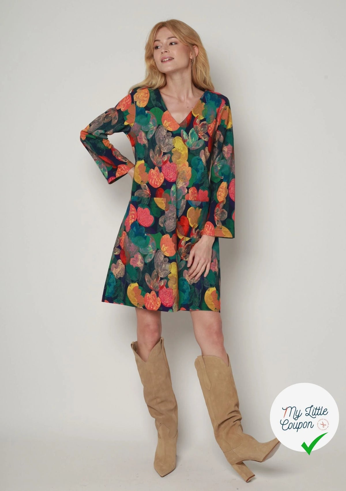 MAILLE VISCOSE STRETCH IMPRIMÉ BERLINGOT - My Little Coupon