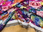 MAILLE VISCOSE STRETCH IMPRIMÉ FLEURS ESPRIT TAPISSERIE MULTICOLORE - My Little Coupon
