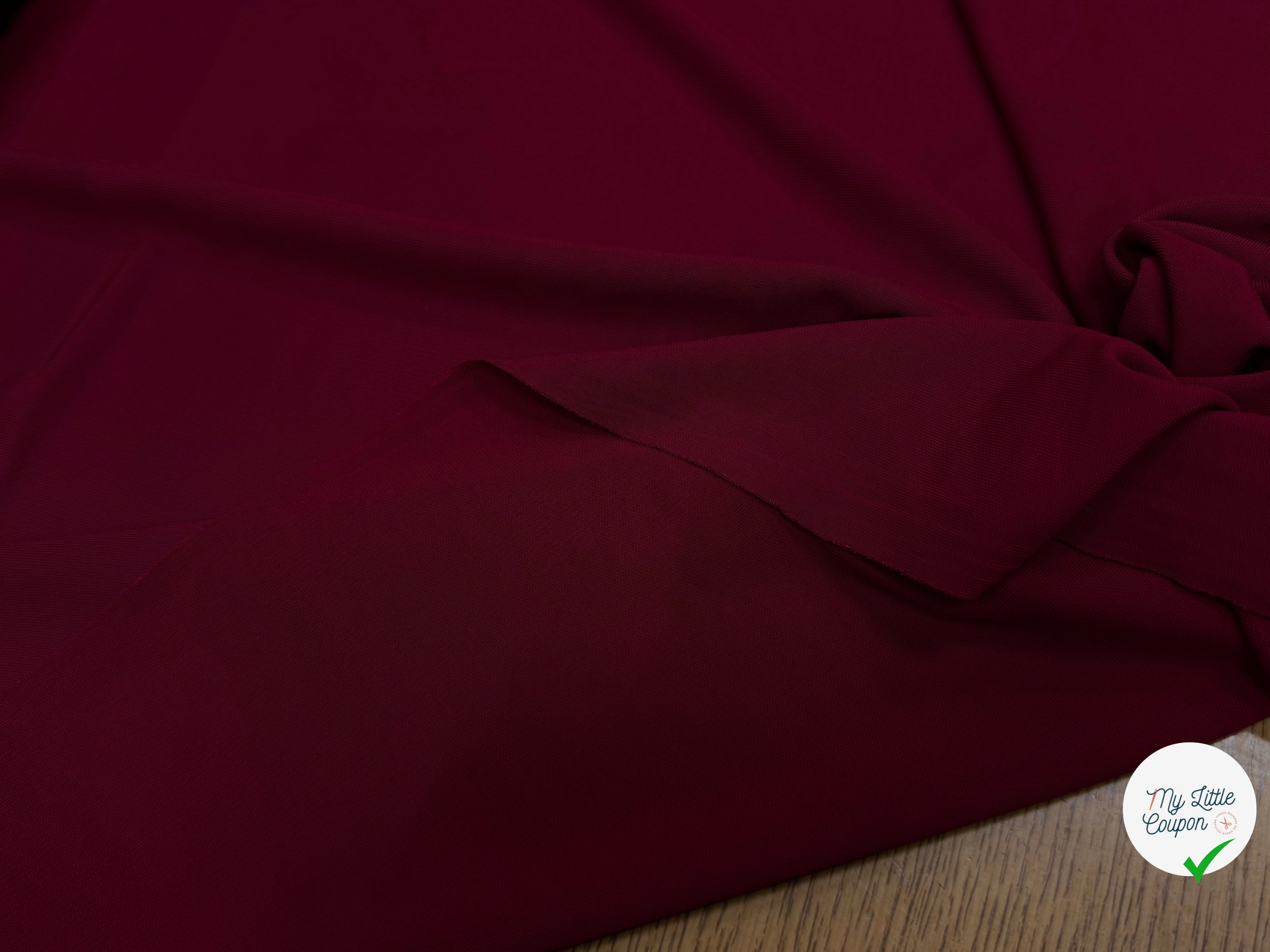 MAILLE VISCOSE ULTRA STRETCH ROUGE TOMATE - My Little Coupon