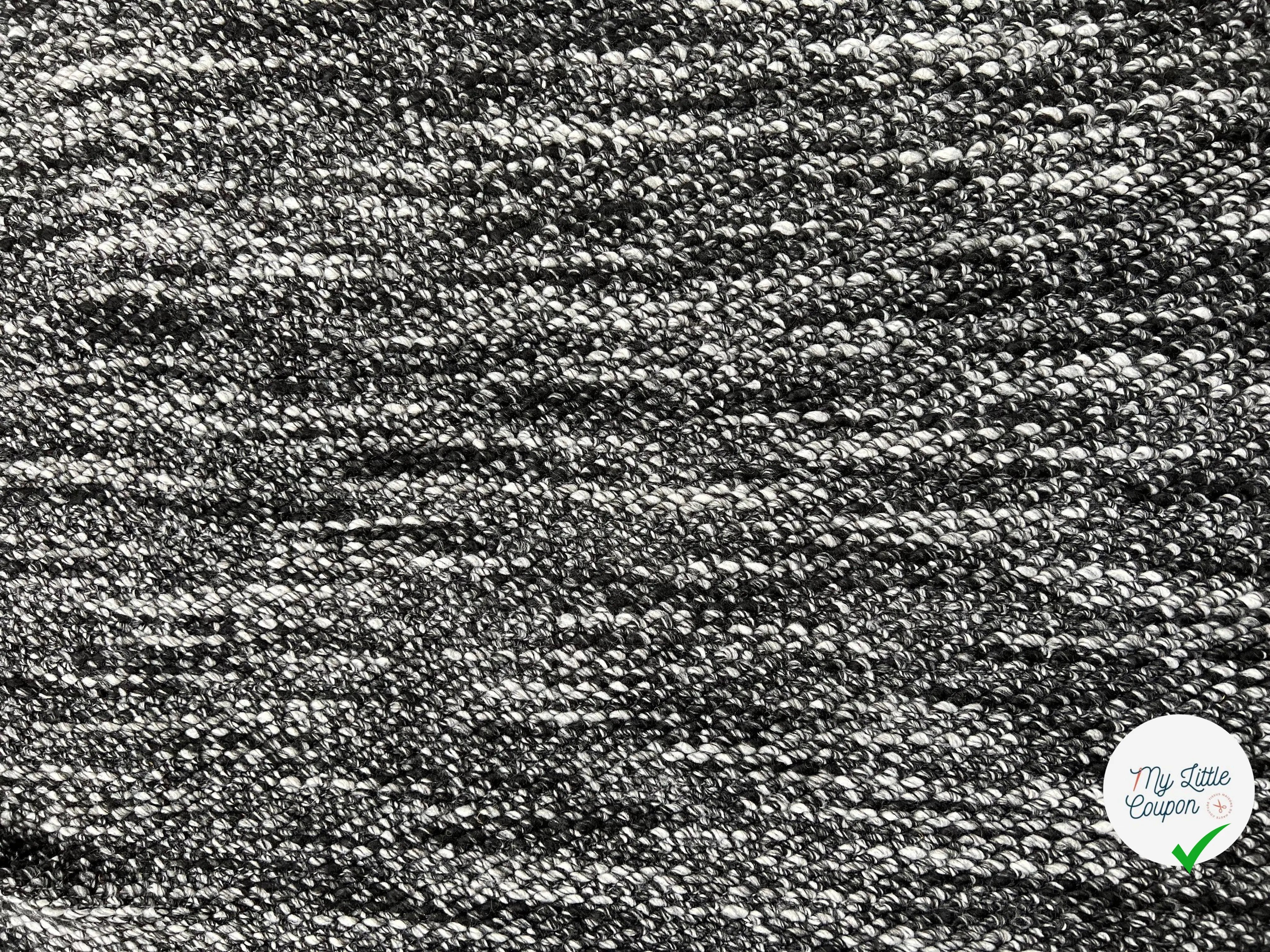 MANTEAU BOUCLETTE BLACK AND WHITE - My Little Coupon - tissu - coudre