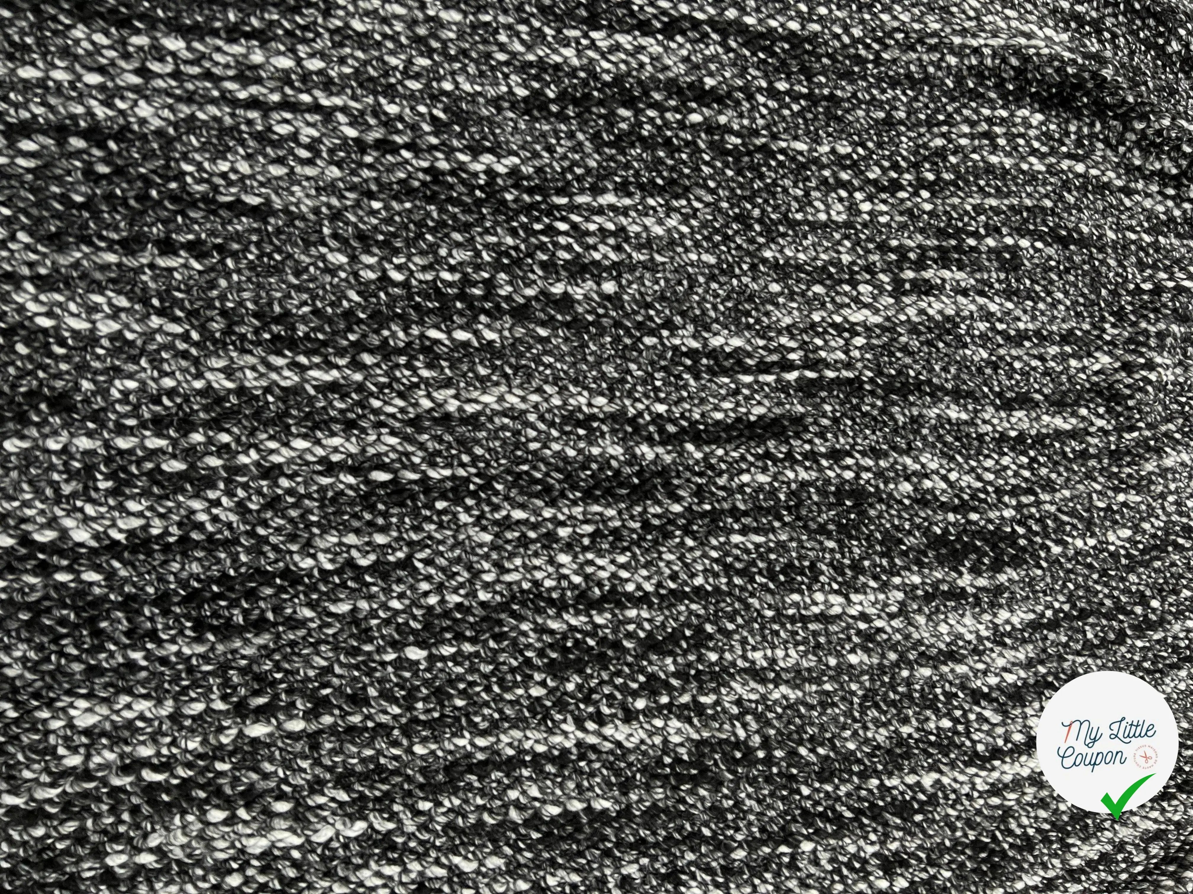 MANTEAU BOUCLETTE BLACK AND WHITE - My Little Coupon - tissu - coudre