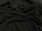 MANTEAU CHENILLE NOIR CHINÉ TRICOT - My Little Coupon