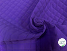 MATELASSÉ DOUBLE FACE VINYL BLEU VIOLET DOUBLURE BEIGE - My Little Coupon