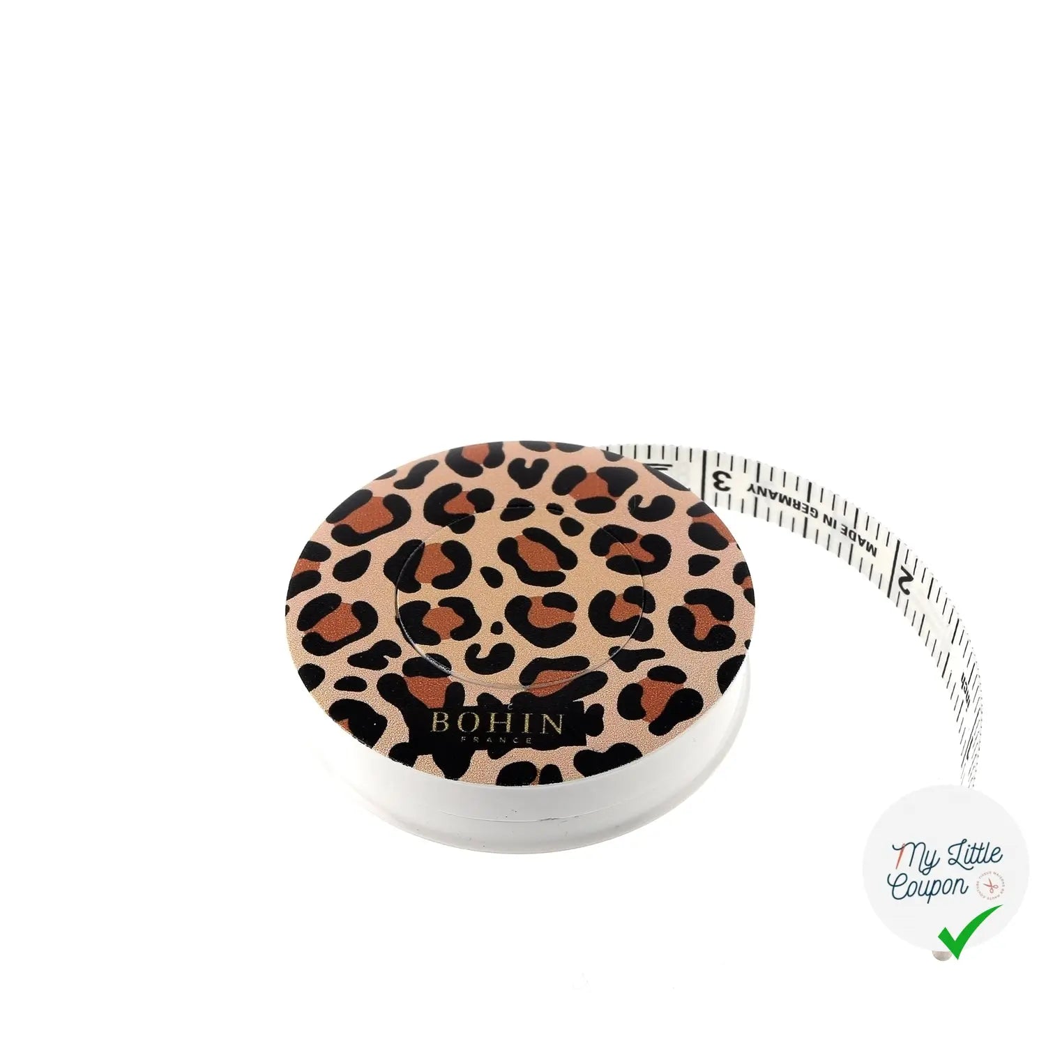METRE ENROULEUR 150 CM MODELE LEOPARD - COLLECTION SAUVAGE - My Little Coupon