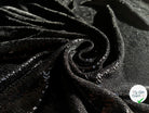 MINI SEQUIN NOIR STRUCTURE DENSE - coupon de 2 mètres 50 - My Little Coupon - tissu - coudre