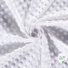 MINKY À POIS DOUX BLANC OPTIQUE - My Little Coupon