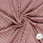 MINKY À POIS DOUX MAUVE - My Little Coupon