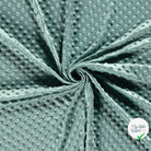 MINKY À POIS DOUX MENTHE FONCÉE - My Little Coupon