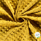 MINKY À POIS DOUX OCRE - My Little Coupon