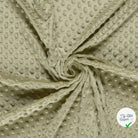 MINKY À POIS DOUX VERT OLIVE - My Little Coupon