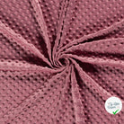 MINKY À POIS DOUX VIEUX ROSE - My Little Coupon
