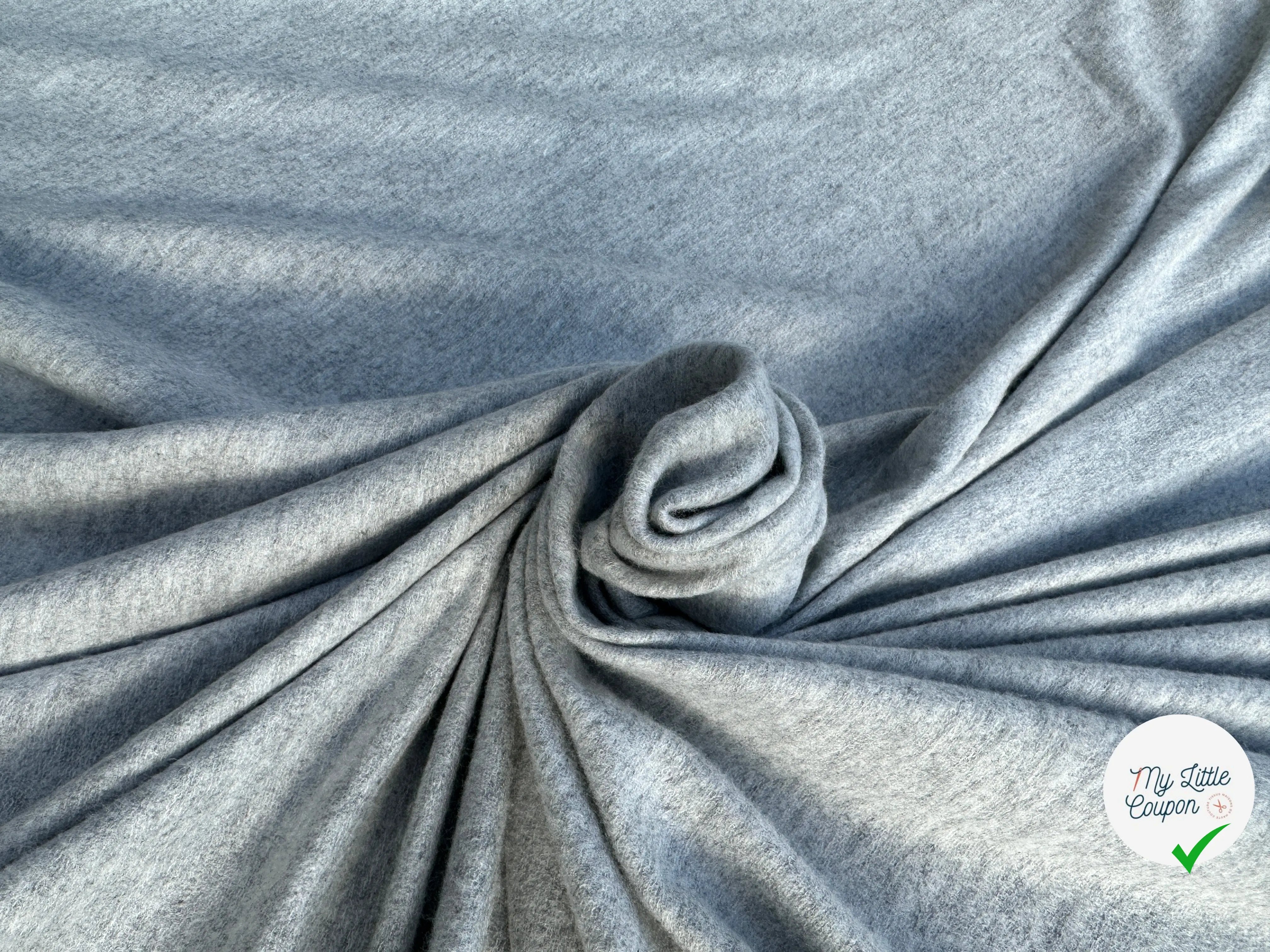 MOLLETON CHINÉ VISCOSE GRANIT CHINE PASSION DUVETEUX MSO