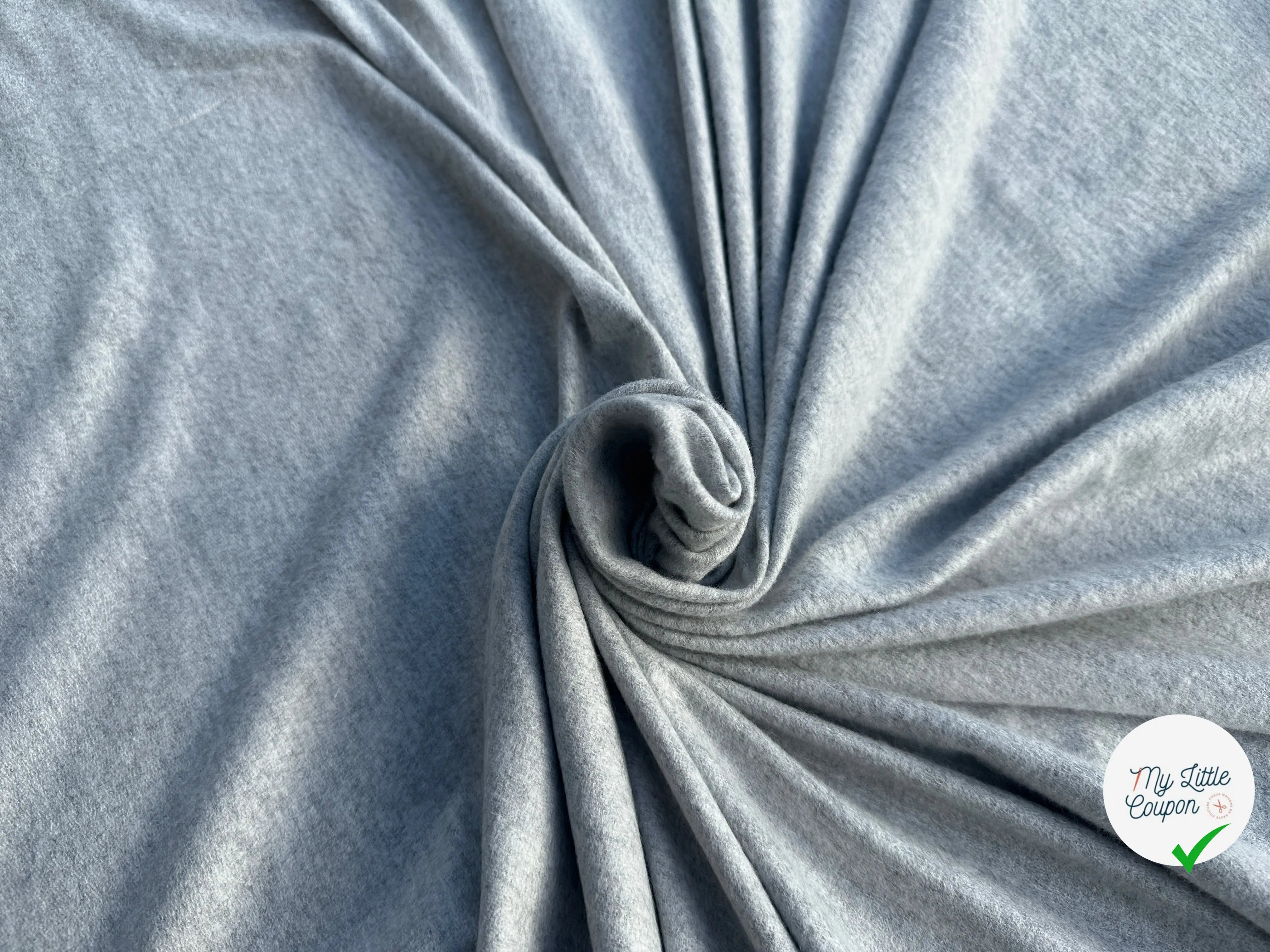 MOLLETON CHINÉ VISCOSE GRANIT CHINE PASSION DUVETEUX MSO