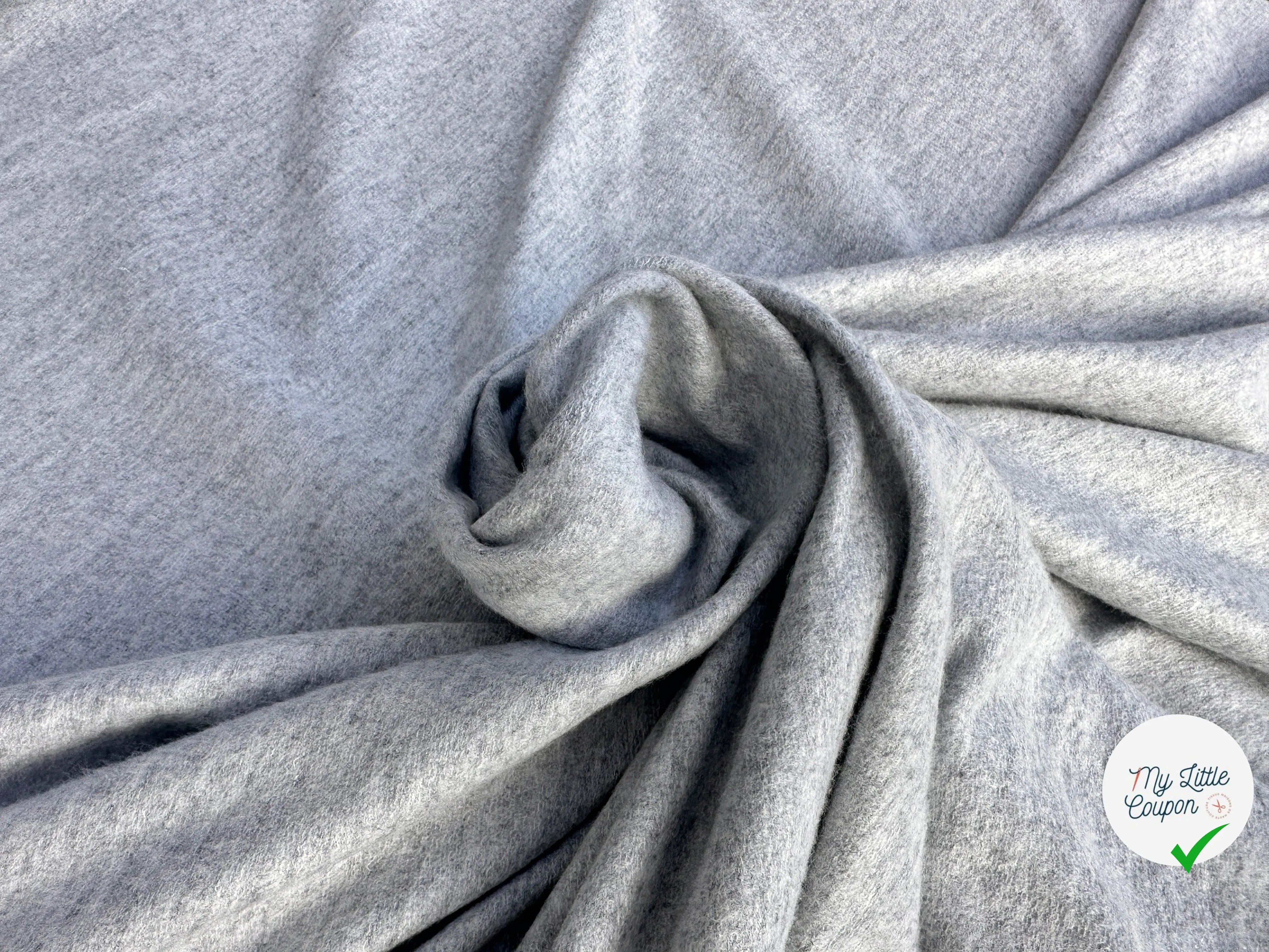 MOLLETON CHINÉ VISCOSE GRANIT CHINE PASSION DUVETEUX MSO
