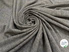 MOLLETON COTON ÉLASTANNE CHINÉ GRIS - My Little Coupon